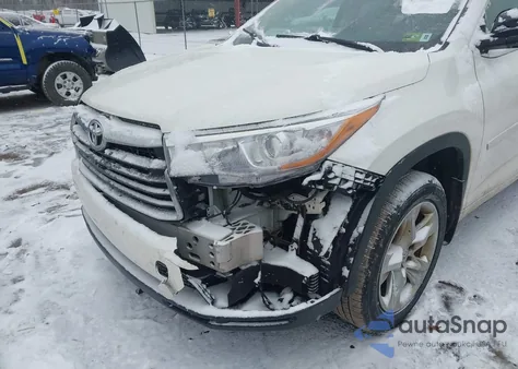 2014 Toyota Highlander Limited V6 from USA, damaged, VIN 5TDDKRFH5ES044223